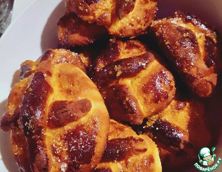 Рецепт: Мексиканские булочки Pan de muerto