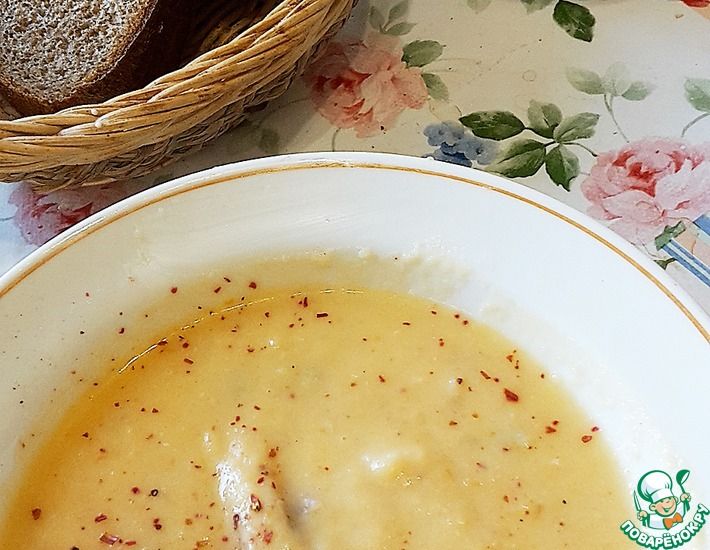 Рецепт: Суп-пюре из корневого сельдерея с томатом