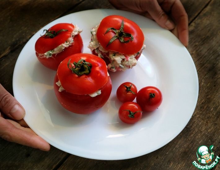 Рецепт: Фаршированные помидоры