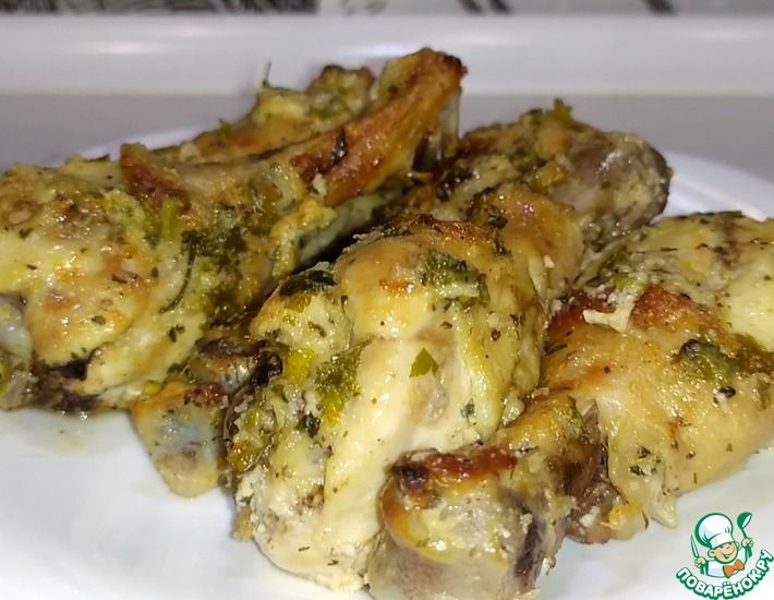 Рецепт: Курица в духовке по-гречески в рукаве
