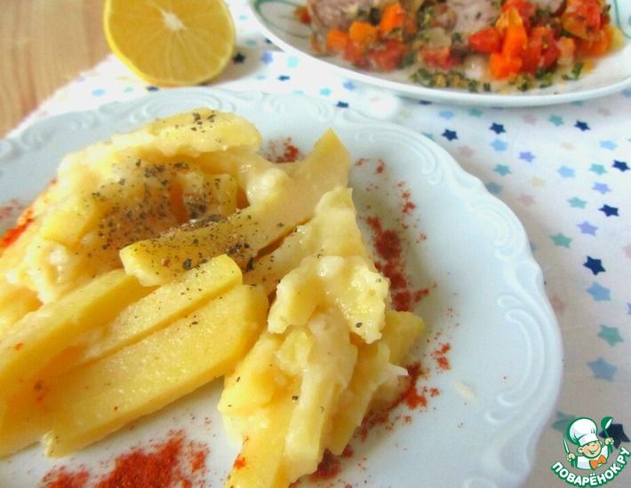 Рецепт: Картофель в винном соусе