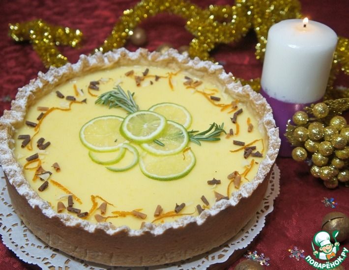 Рецепт: Лимонный тарт с миндалем