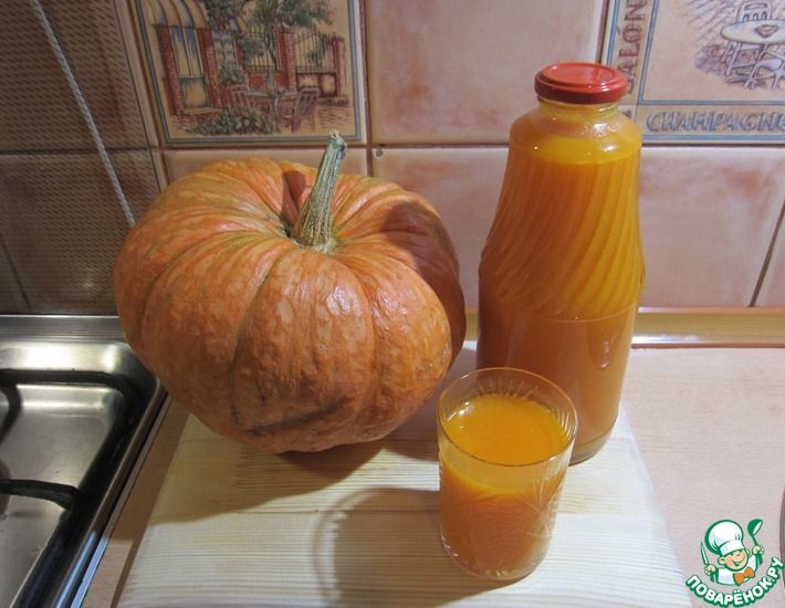 Рецепт: Морковно-тыквенный сок с апельсином