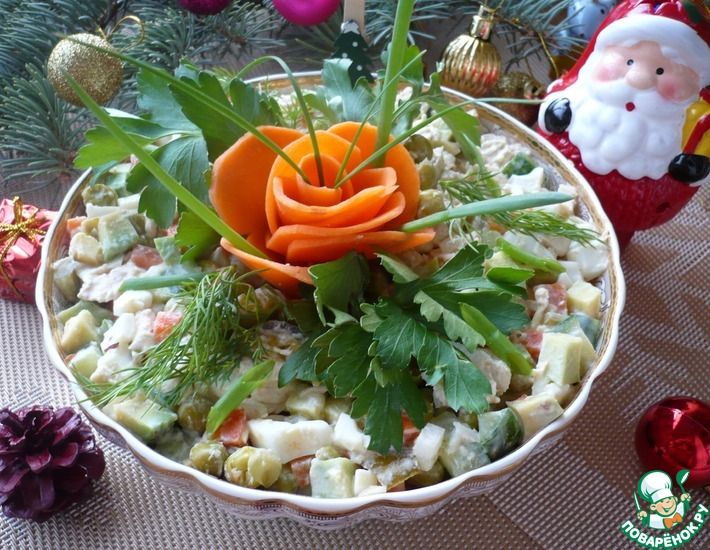 Рецепт: Салат на праздничный стол