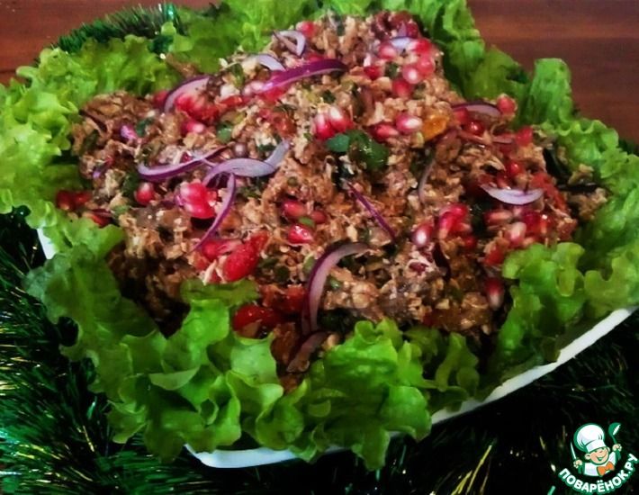 Рецепт: Грузинский салат Ацецили