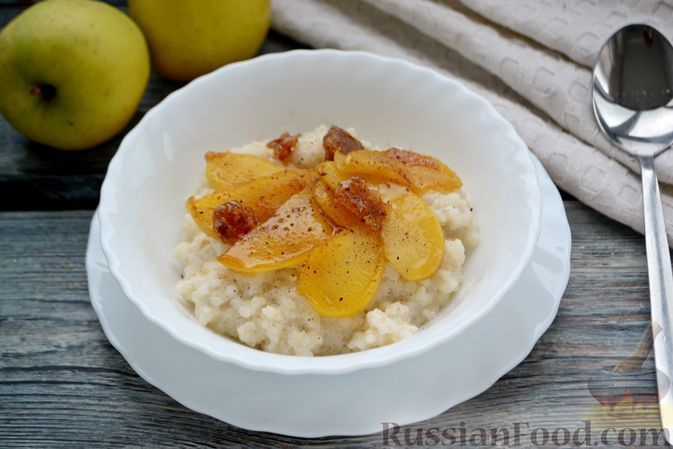 Юлия высоцкая рисовая каша с яблоками