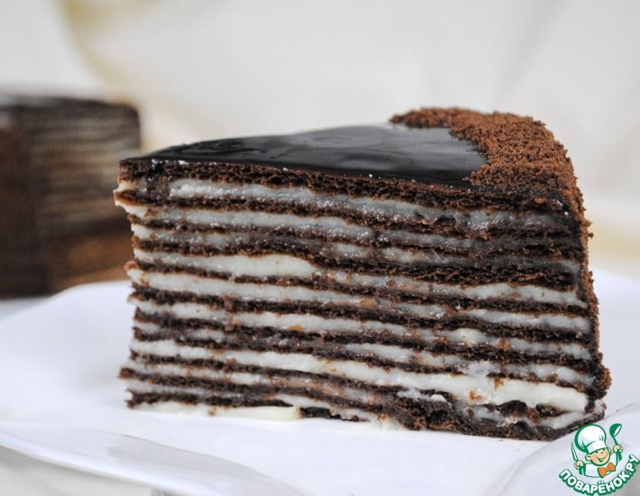 Рецепт: Шоколадный торт Спартак