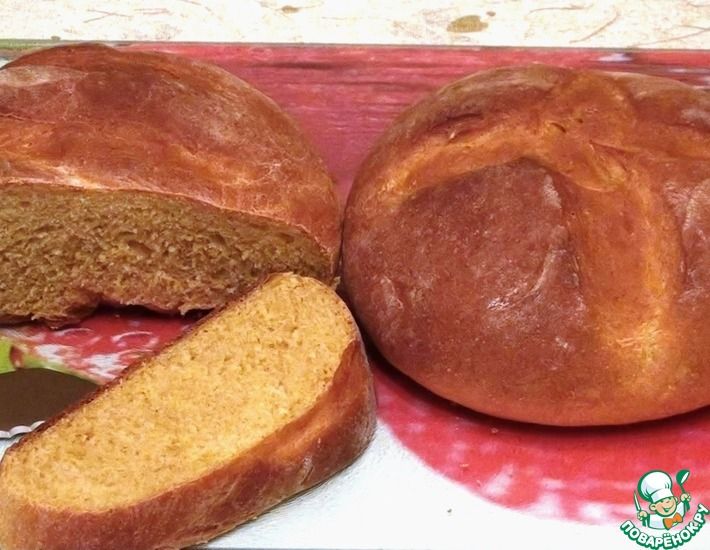 Рецепт: Тыквенный хлеб