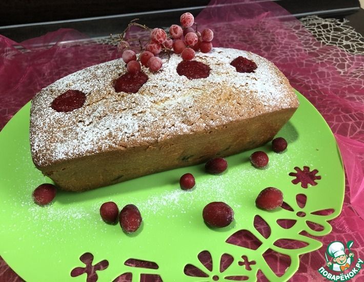 Рецепт: Кекс Сливочная клюква