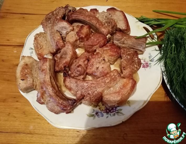 Рецепт: Мясо с мужским характером