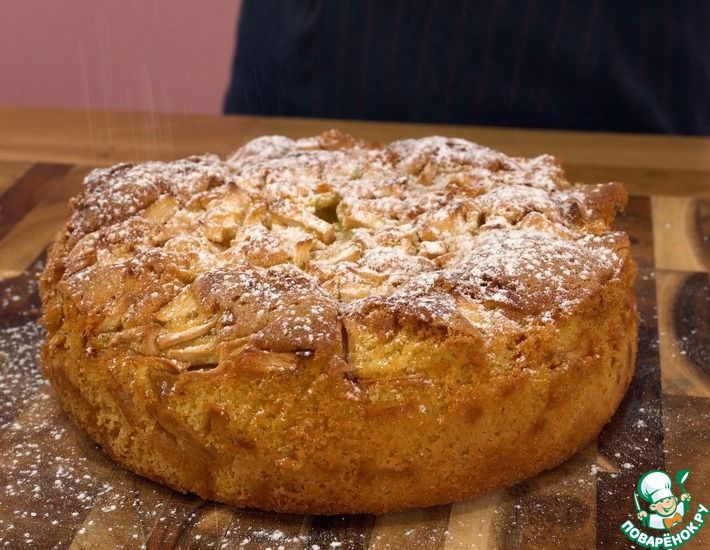 Рецепт: Итальянский пирог с яблоками