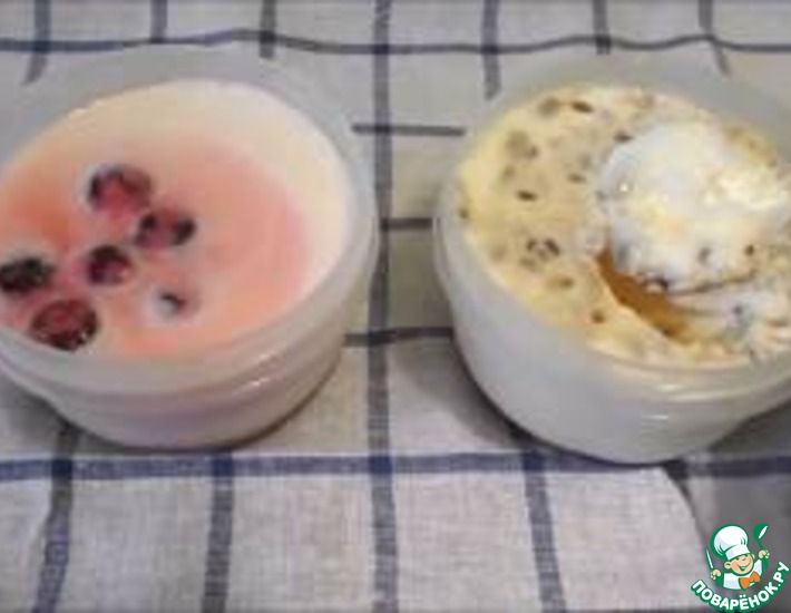 Рецепт: Домашний йогурт