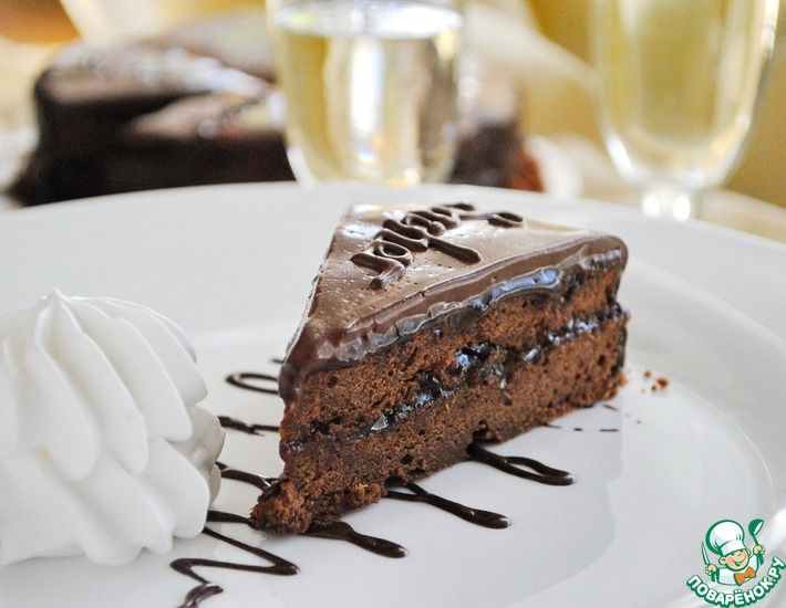 Рецепт: Шоколадный торт Захер