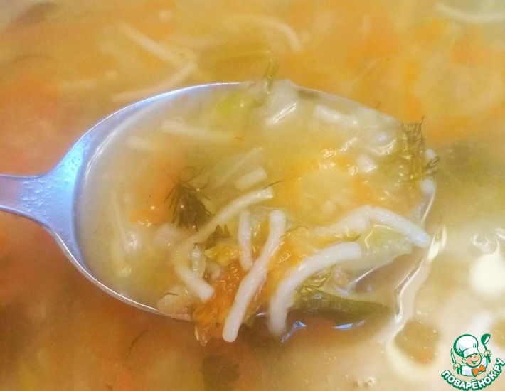 Рецепт: Суп без масла Вкус жизни