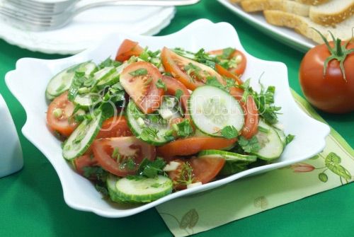 Овощной салат Дачный