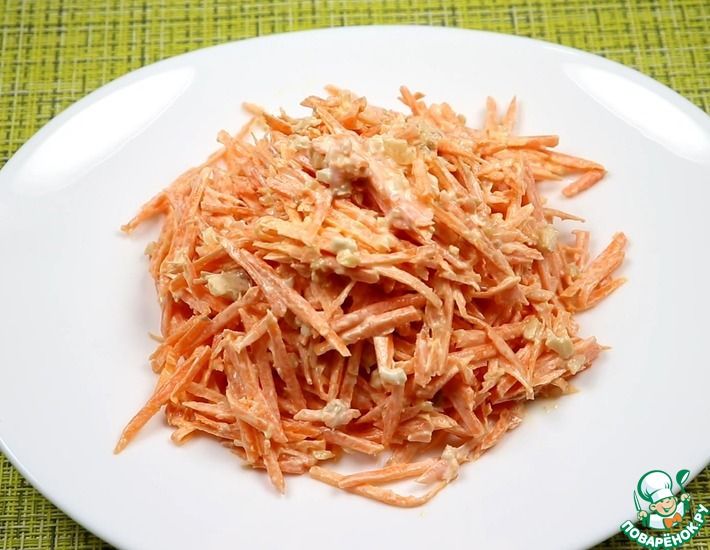 Рецепт: Салат из свежей моркови