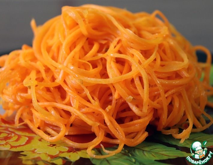 Рецепт: Морковь по корейски