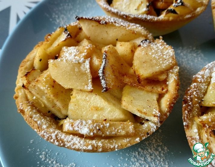 Рецепт: Яблочное пирожное с маком и лимоном