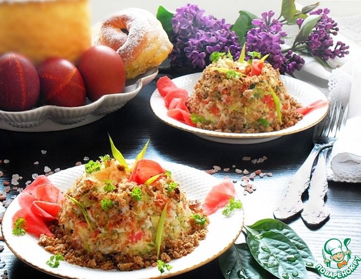 Рецепт: Салат из капусты с имбирем