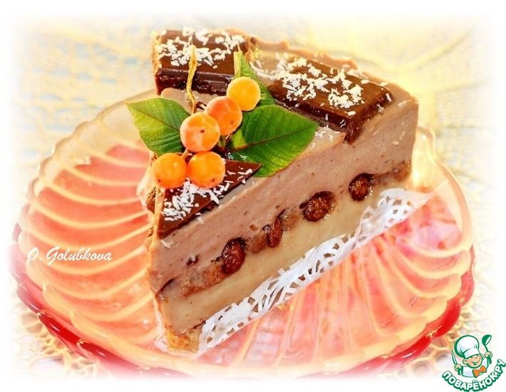 Рецепт: Шоколадно-кофейный торт-суфле