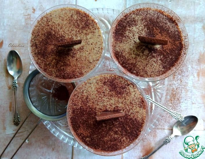 Рецепт: Кофейный десерт с шоколадом