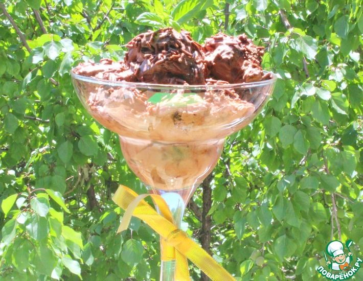 Рецепт: Шоколадное мороженое Бригадейро