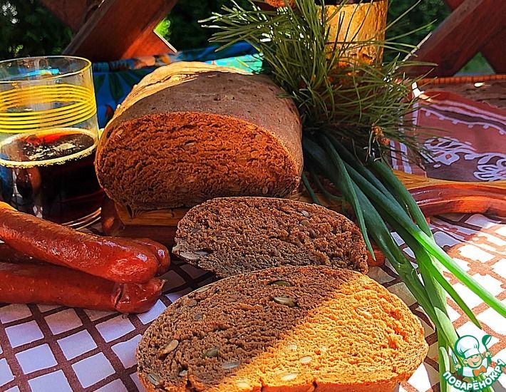 Рецепт: Хлеб ржаной на солоде «Деревенский»