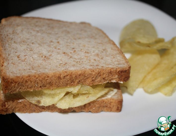 Рецепт: Хрустящий сэндвич