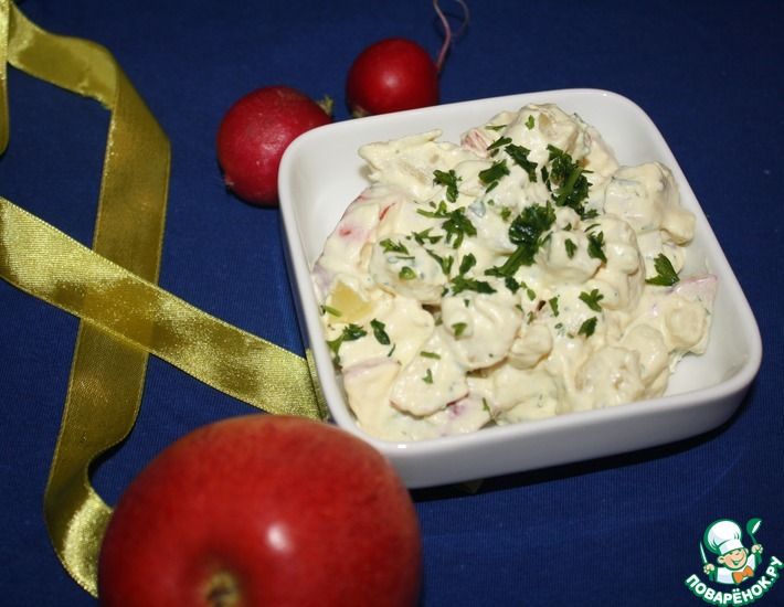 Рецепт: Кремовый картофельный салат по шведски
