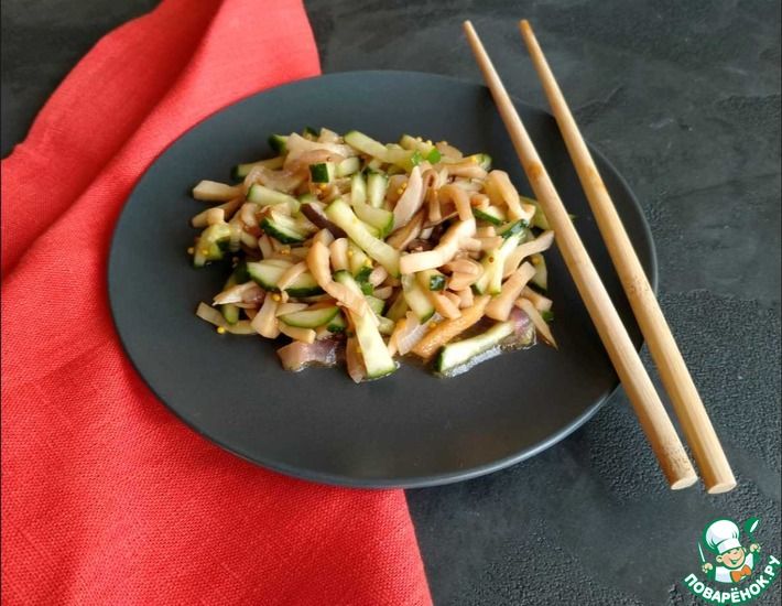 Рецепт: Китайский салат с грибами
