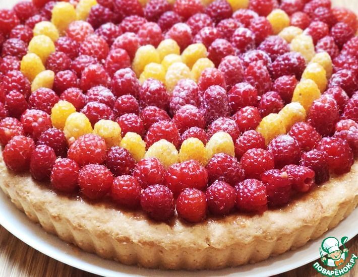 Рецепт: Пирог с творожной начинкой и ягодами