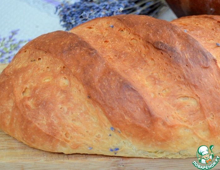 Рецепт: Сливочный хлеб с лавандой