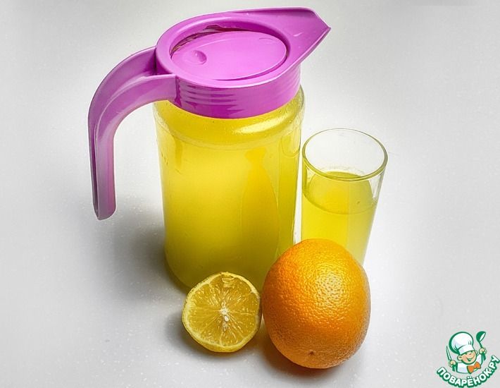 Рецепт: Домашний лимонад из цитрусов