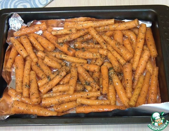 Рецепт: Молодая морковь по-провански