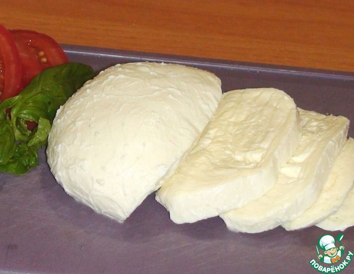 Рецепт: Домашний сыр Моцарелла без фермента