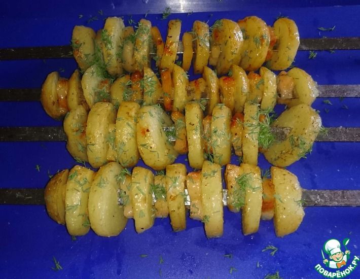 Рецепт: Картофель, запеченый в фольге