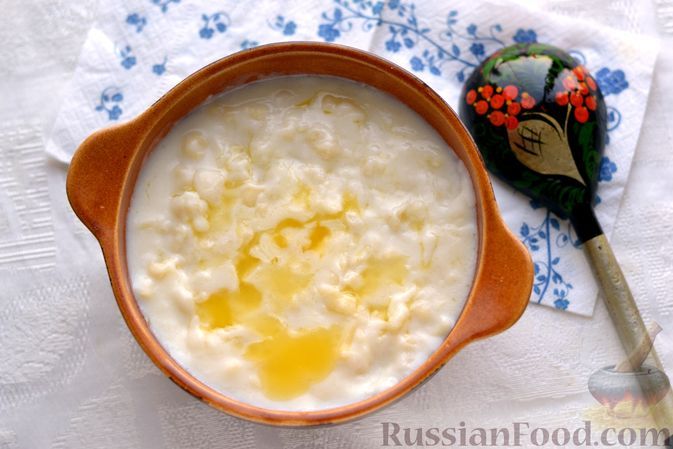 Фото к рецепту: Молочный суп с клёцками