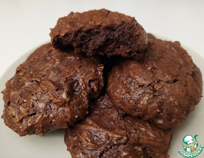 Рецепт: Шоколадное печенье брауни