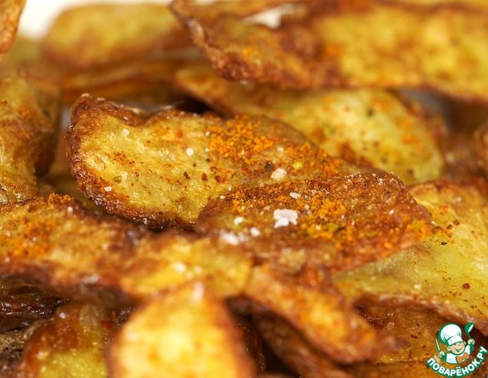 Рецепт: Чипсы из очисток картофеля