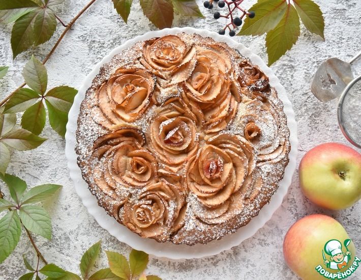 Рецепт: Яблочный пирог Бабье лето