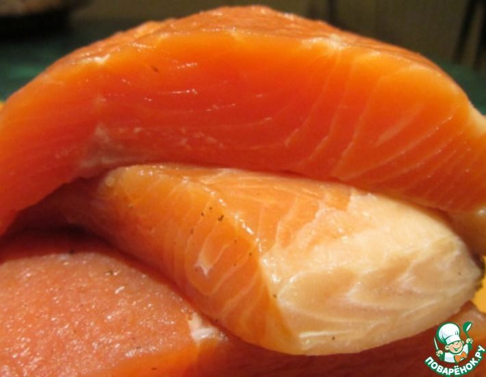 Рецепт: Красная рыба сухого засола-Классика