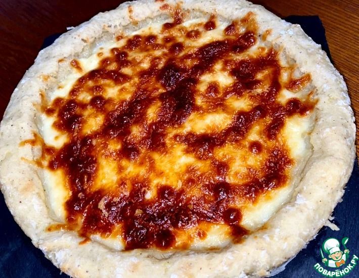 Рецепт: Ленивая сырная пицца