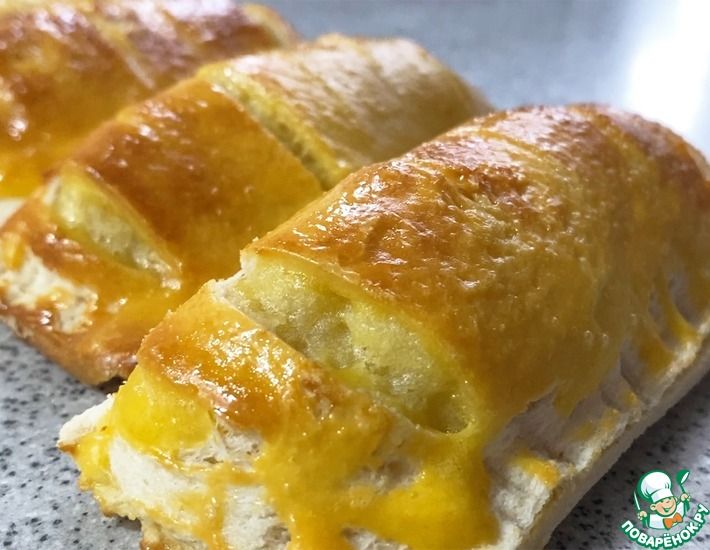 Рецепт: Пирожки из хлеба с картошкой