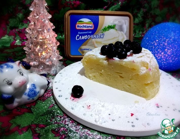 Рецепт: Десерт сырно-сметанный из СВЧ