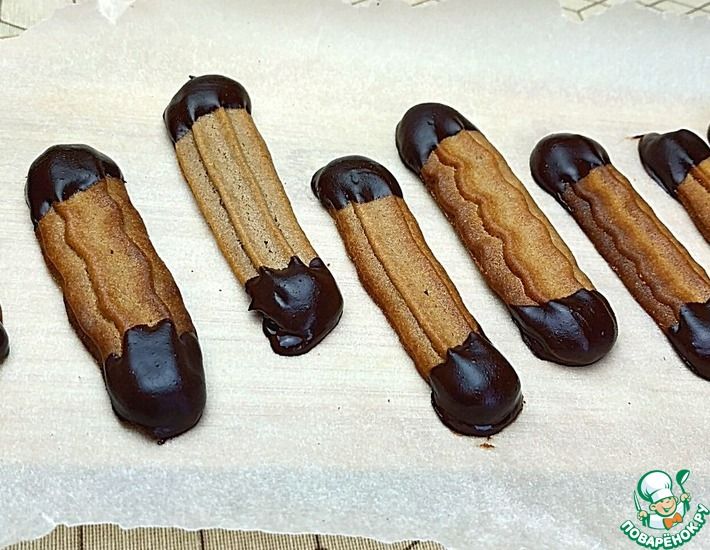 Рецепт: Шоколадные палочки