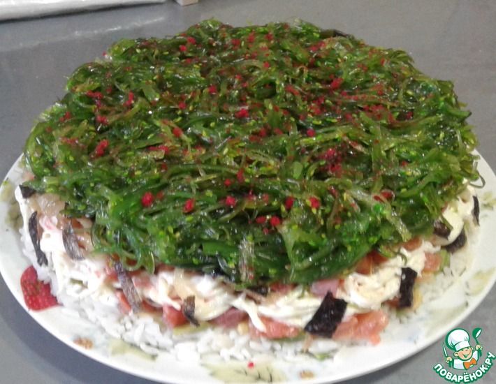Рецепт: Суши-салат с изюминкой