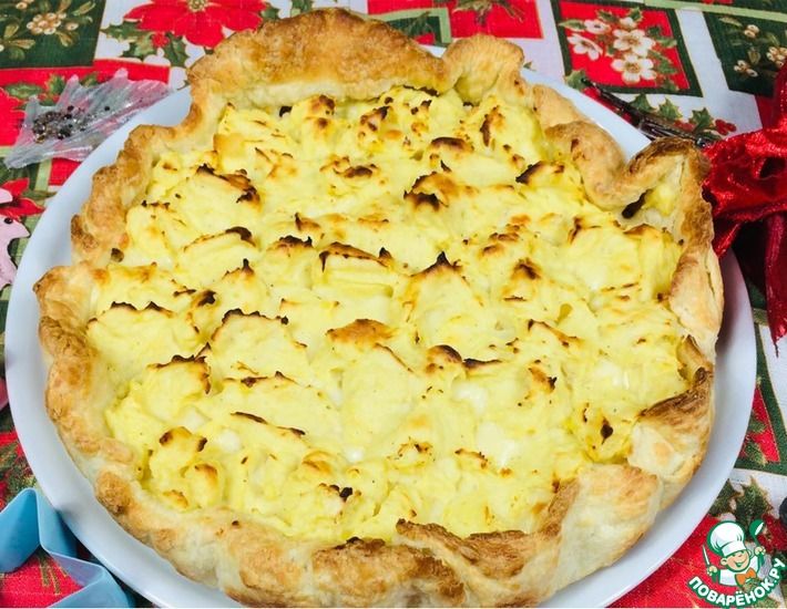 Рецепт: Нежнейший Пирог с Курицей, Картошкой, Сыром
