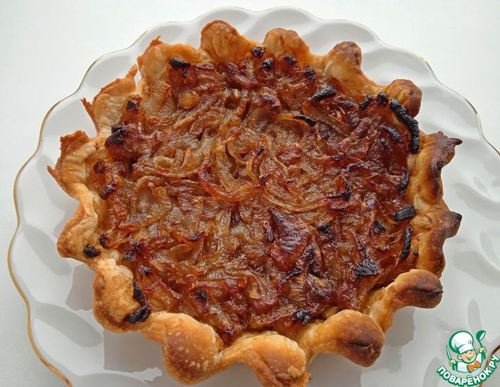 Рецепт: Французский луковый пирог
