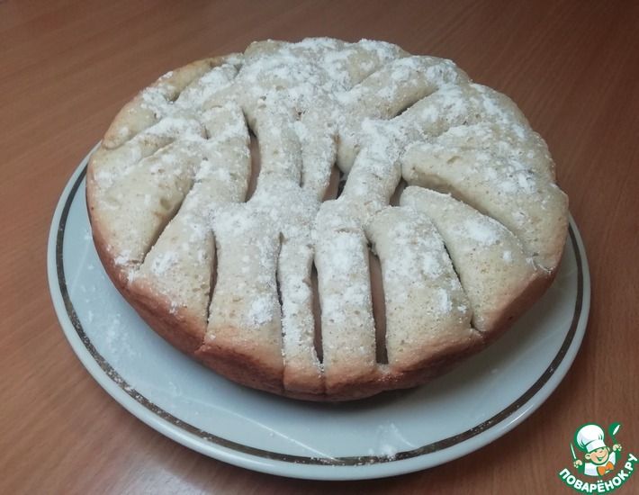 Рецепт: Яблочный пирог в мультиварке