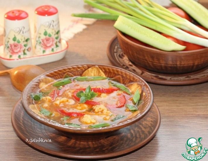 Рецепт: Суп с булгуром и цветной капустой